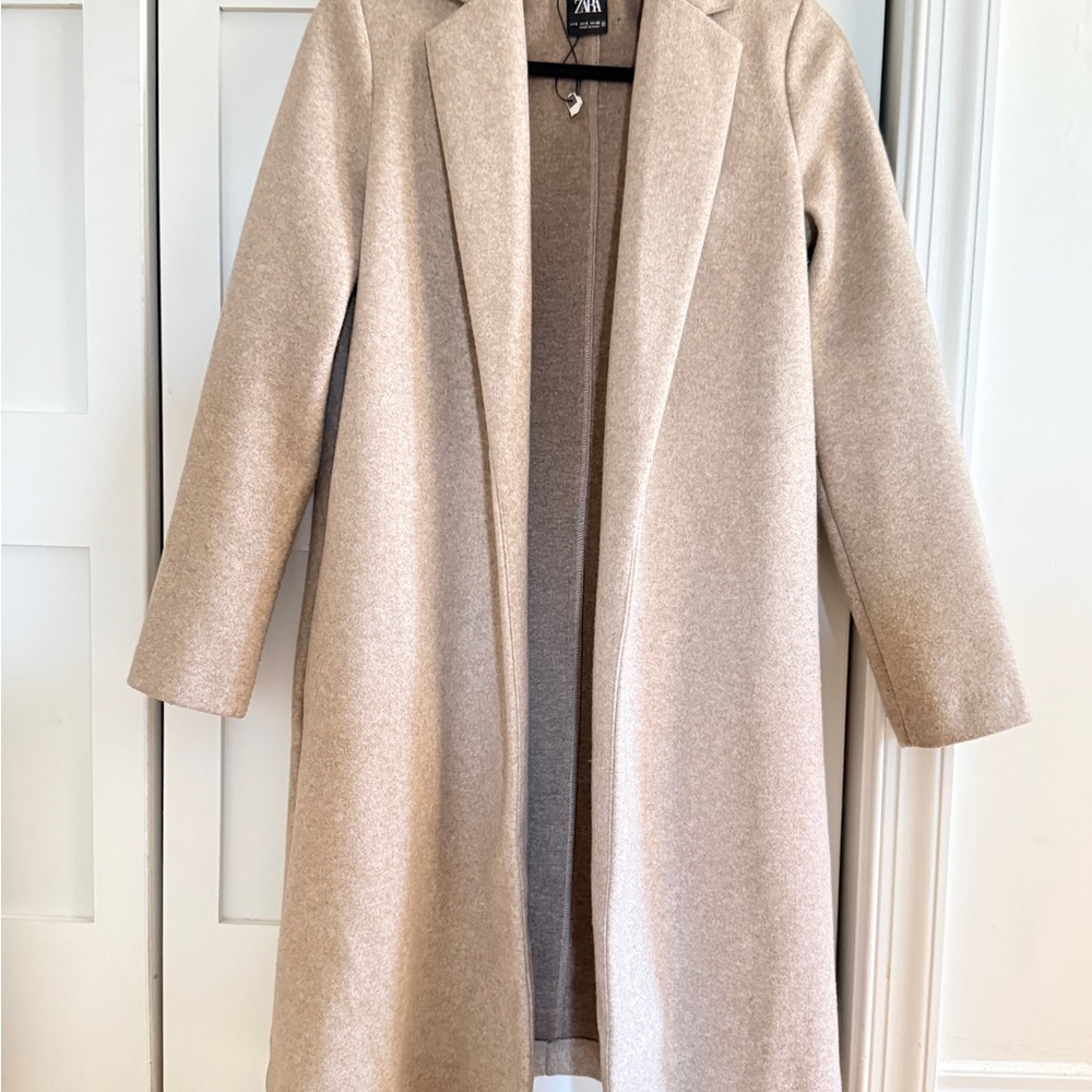 ZARA Basic soft coat - image 3